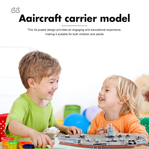 Kit 3D Portaerei Da Assemblare Per Adulti E Bambini 1