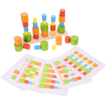 1Set Con Legno Multicolori Per Bambini