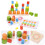 1Set Con Legno Multicolori Per Bambini 6