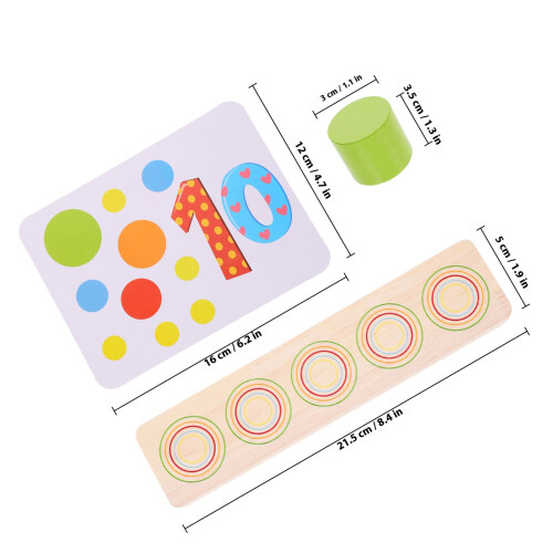 1Set Con Legno Multicolori Per Bambini 1