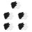 200 Pcs Mini Wood Chess Checker Pieces Supplies 8