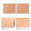 3 Set Tavola Legno Tracciamento Bambini 8