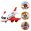 One Set Small Pull Back Airplane Car Toy Plastic Vehicle For Kids 5
