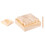 2 Set Legno Riconoscimento Alfabeto Inglese Bambini 2