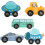 5 Pièces Jouets De Train En Bois Pour Tout-Petits 11