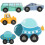 5 Pièces Jouets De Train En Bois Pour Tout-Petits 10