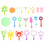 3 Set Bacchette Per Colorate, Soffiatore Da Esterno Bambini 2