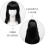 Black in Sintetica con per Cosplay 9