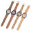 1Pc Wood Grain Quartz Watch With Strap For Men 11