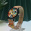 1Pc Wood Grain Quartz Watch With Strap For Men 10