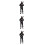 3Pcs Miniature Resin Policeman Figures For Micro Landscape Decor 5