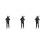 3Pcs Miniature Resin Policeman Figures For Micro Landscape Decor 4