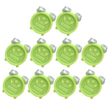 10Pcs Mini Alarms Mini Clock Models Tiny Diy Craft House Accessories