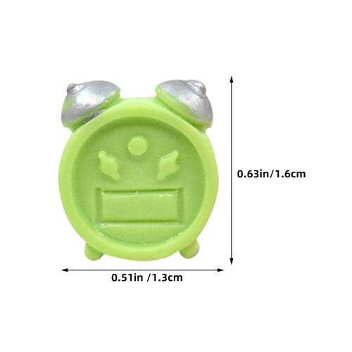 10Pcs Mini Alarms Mini Clock Models Tiny Diy Craft House Accessories 1