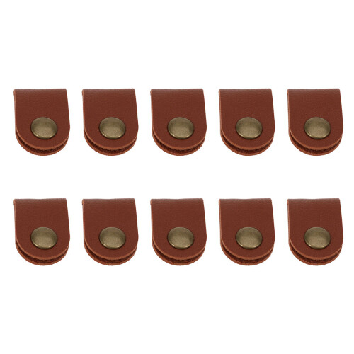 10 Pezzi Avvolgicavo Pu Per Cuffie E Usb ( )