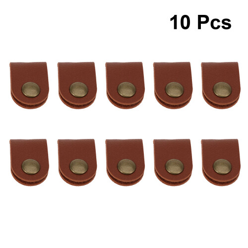 10 Pezzi Avvolgicavo Pu Per Cuffie E Usb ( ) 1