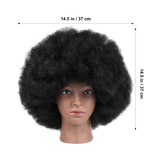 Afro Corta Riccia In Sintetica Resistente 2