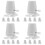 20 Pcs Plastic Craft Movement For Diy Clay Projects 7
