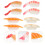 8Pcs Imitated Food Models Realistic Fake Sushi Display Accessory 11