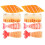 8Pcs Imitated Food Models Realistic Fake Sushi Display Accessory 6