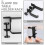 Headphone Hanger Sotto Scrivania Con Gancio A Per Gaming E Pc 8
