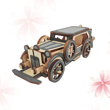 1Pc 3D Wooden Puzzle Board Diy Model Car For Kids