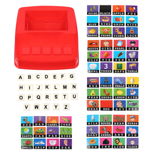 Set Macchina Per Giochi Abbinabili Per Apprendimento Parole