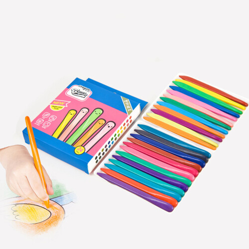 1 Set Mit 24 Farben Wachsmalstifte Für Kinder 1
