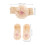 1Ensemble Bandeau Bébé Avec Beige Doux Extensible 11