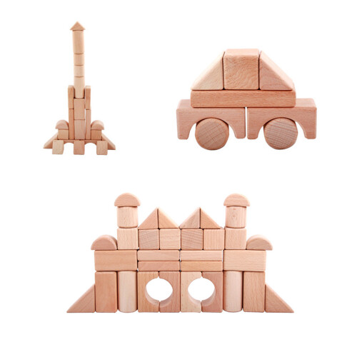 32 Pezzi Granuli In Legno Per Bambini