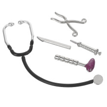4 Set Strumenti Mini Siringa Stetoscopio Accessorio Casa