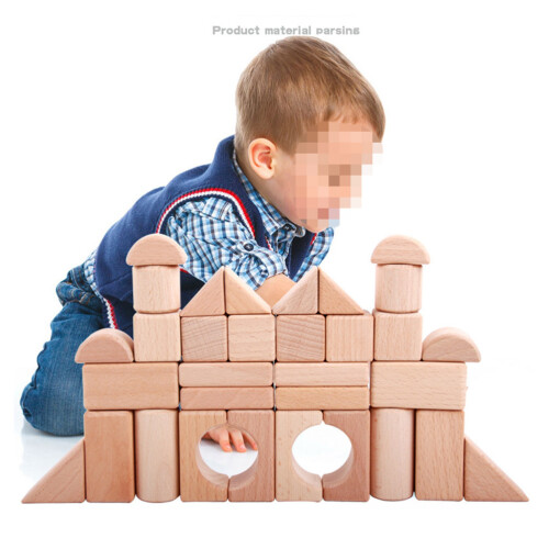 32 Pezzi Granuli In Legno Per Bambini 1