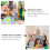 2Ud Infantil Tela Colores Para 8