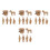24 Pezzi Statuette Terracotta Con Mini 11