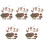 5 Sets Mini Primitieve Modellen Voor Decoratie 5