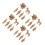 24 Pezzi Statuette Terracotta Con Mini 10