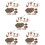 5 Sets Mini Primitieve Modellen Voor Decoratie 10