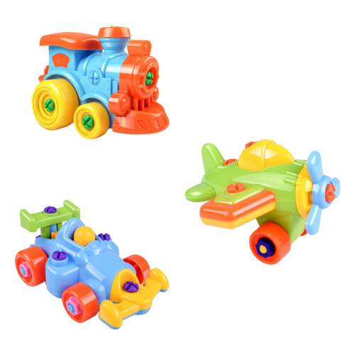 3 Rimovibili Aerei Kart Auto Bambini