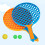 Badminton Con 2 Racchette E 3 Palline Per Allenamento 5