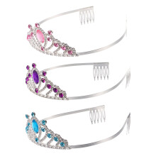 3St Kinder Haarband Alloy Tiara Met Voor Feesten