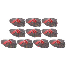 10Pcs 3.5Cm High Volcanic Eruption Plastic Magma Model Decoration