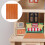 20 In Legno Miniatura Per Casa Delle 6
