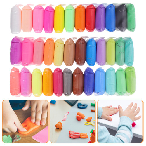 36 Packs Kinder Kleimodelbouw Kit Diy Polymeerklei 2