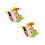 2 Sets Kinderen Draagbare Wisselkist Educatief Speelgoed 5
