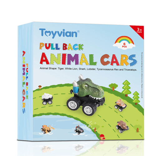 6 Auto A Rinculo Con Ruote Grandi Per Bambini 2
