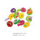 4 Sets Fruit Blocks Threading Toy Lacing Beads For Toddlers 11