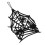 Fingerless Glove With Spider Web And Steampunk Wristband Ring 1