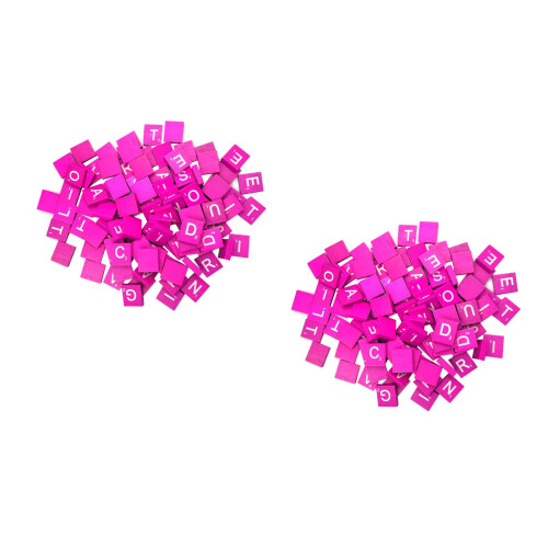 200 Stuks Rosé Chippings Diy Geletterdheid Doos 2