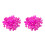 200 Stuks Rosé Chippings Diy Geletterdheid Doos 6