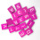 200 Stuks Rosé Chippings Diy Geletterdheid Doos 11
